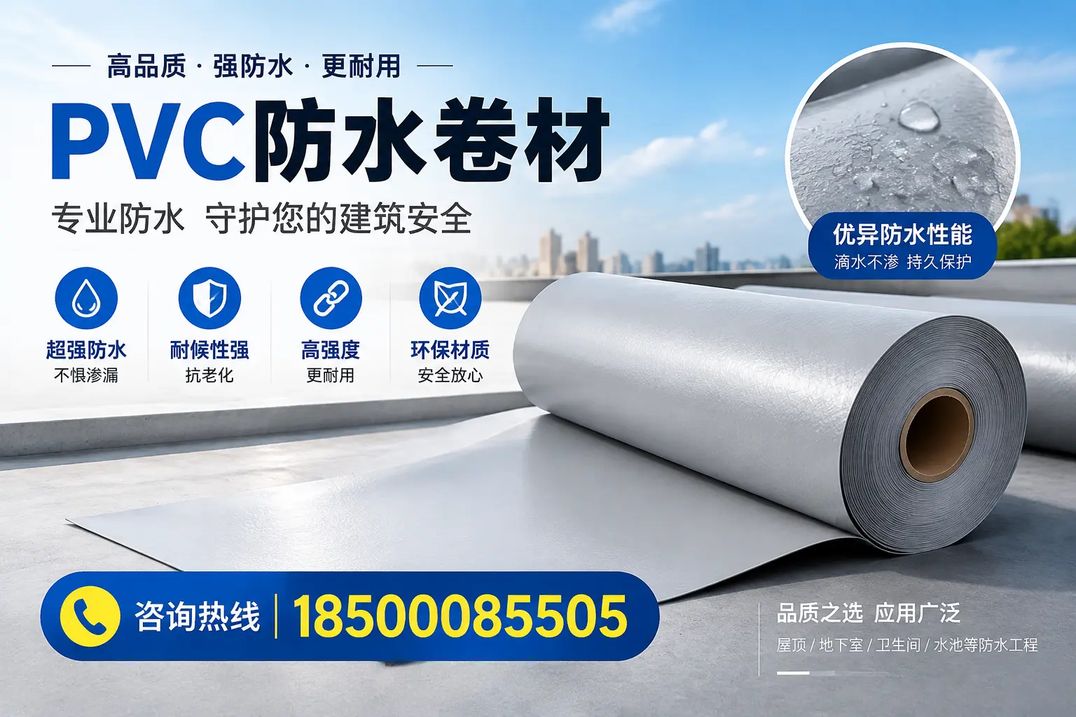 赤峰地区pvc防水卷材的市场现状与发展趋势